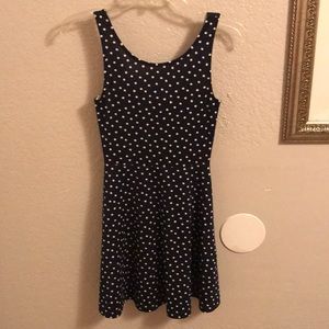 Mini polkadot print dress